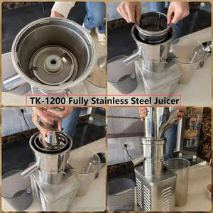 1200W Professionele Gezonde Druiven-Sinaasappel Commerciële Sapcentrifuge Volledig RVS Residu-Scheiding Koude Sap Extractor - Product Image 6
