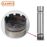Foret diamanté à trois corps LAANCI 25-400 mm, lames tranchantes, outil de perçage universel pour murs en béton, garantie 1 an