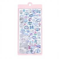 Décoration de la maison, coques de téléphone, carnets, autocollants décoratifs réutilisables kawaii, autocollants en vinyle 3D gonflés
