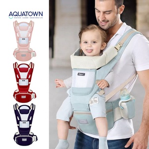 Wholesale 6-in-1 Ergonomic <strong>Hip</strong> Seat Baby <strong>Carrier</strong> Newborn to <strong>Toddler</strong> Breathable Cotton Baby Waist Stool All Position - Product Image 1