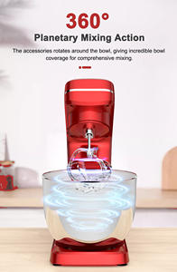 Blender alimentaire électrique automatique coloré et élégant, bol de mélange de 5 L, 10 vitesses - Compagnon de cuisine essentiel pour la pâte - Product Image 3