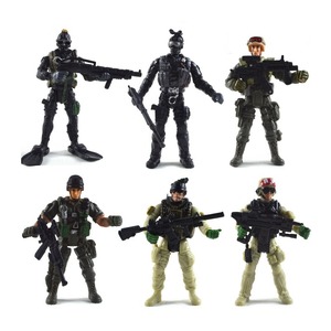 Figurine d'<span class=keywords><strong>action</strong></span> articulée Zombie équipé d'un arme, série de modèles en plastique, jouet pour enfants - Product Image 6