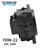 YUADON YDW-22 16A 250V Prise Schuko EU 50x50mm Modulaire à Encliquetage avec TUV CE