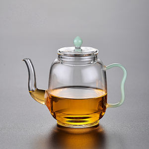 <span class=keywords><strong>Tetera</strong></span> <span class=keywords><strong>de</strong></span> Vidrio Transparente Ecológica <span class=keywords><strong>de</strong></span> 250 ml con Asa <span class=keywords><strong>de</strong></span> Vidrio y Tapa, Pequeña Capacidad, Diseño Moderno y Sencillo, Filtro Infusor <span class=keywords><strong>de</strong></span> Té, Regalo Empresarial - Product Image 5