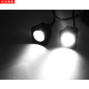ไฟ LED ทำงานกลางคืน 10W ทรงสี่เหลี่ยม สำหรับรถออฟโรด ตัวโคมทำจากอลูมิเนียมอัลลอยด์ อายุการใช้งาน 30000 ชั่วโมง สำหรับรถจี๊ป มอเตอร์ไซค์ รถบรรทุก - Product Image 3