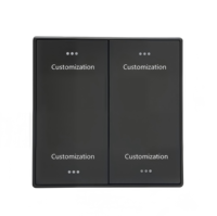 Protocole de communication RCU pour hôtel intelligent, RS485, ZigBee, WiFi, application Tuya, gestion à distance, filaire ou sans fil en option