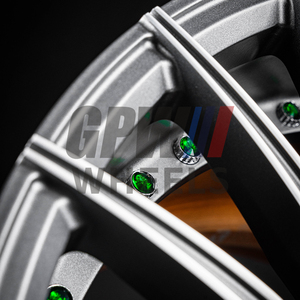 Thin Multi Spoke Concave Three Piece Forged Alloy Rim With Wheel Center Cover Custom Surface Finish Universal Fit Aftermarket - Product Image 3