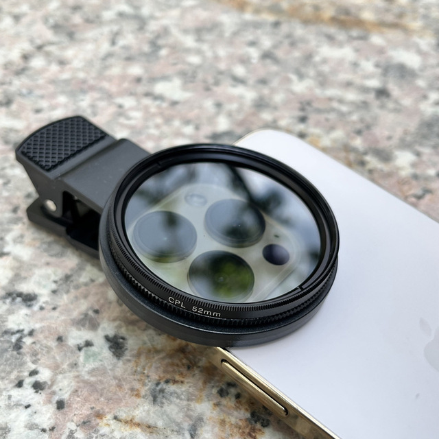 52mm Magnetic/Thread CPL Filter for iPhone for Huawei for Samsung Smartphones Flexible Feature Compatible with All Phone Brands