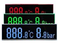 Pantalla para Internet de las Cosas con Retroiluminación LED Blanca, Brillo de 300cd/m2, Interfaz I2C, Tamaño Personalizable
