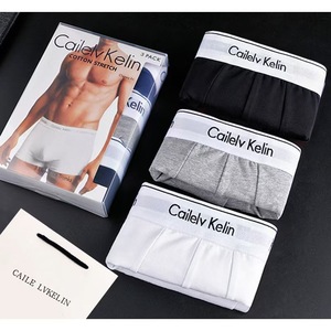 Bóxers Tipo Brief de Algodón Transpirables y Cómodos de Talla Grande para Hombre al Por Mayor - Product Image 3