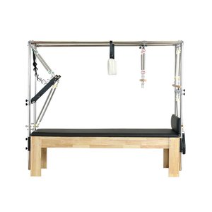 <span class=keywords><strong>Reformer</strong></span> <span class=keywords><strong>Pilates</strong></span> in Quercia con Mezzo Trapeze per Studio e Palestra, Attrezzatura Fitness Cadillac - Product Image 2
