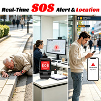 Montre connectée GPS pour personnes âgées VL12S, avec carte SIM, positionnement, IP67, batterie 900 mAh, bouton SOS, alarme, appel bidirectionnel, surveillance de la fréquence cardiaque