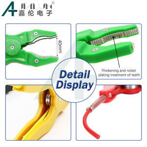 <span class=keywords><strong>Pince</strong></span> de test spéciale en laiton Jia Lun 30A 5KV 140mm <span class=keywords><strong>pour</strong></span> courant haute tension, instrument électronique, <span class=keywords><strong>pince</strong></span> crocodile - Product Image 4