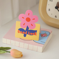Mini cartes de voeux en papier d'art 3D Cadeaux d'anniversaire Saint Valentin de dessin animé minimaliste Enseignants de maternelle (enfants) Personnalisé