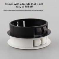 Cache-trou décoratif en nylon à clipser pour meubles, cache-vis de charnière, panneau de dissimulation de défauts, embout de finition