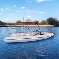 Vente chaude 17.6ft/5.38m Yachts à voile en fibre de verre avec 6 sièges Ferry Boats Jet de sport à bas prix