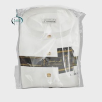 Robe de cérémonie musulmane pour homme avec poche poitrine et étui à crayons, design à col boutonné pour costume Toby personnalisable