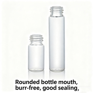Vente en gros de flacons de parfum cylindriques miniatures de 3 ml, 5 ml, 10 ml, petits flacons en verre <span class=keywords><strong>avec</strong></span> intérieur vide pour échantillon de parfum, test d'échantillon - Product Image 5