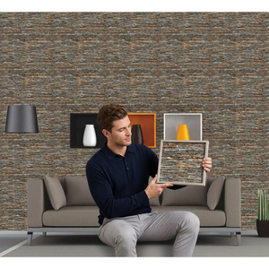 Azulejos de pared mate satinado en relieve de 300x450mm, 3mm de profundidad, 30x45cm, 12x18, concepto de piedra de elevación para edificios comerciales, centros comerciales de baño - Product Image 1