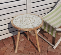 Meubles de maison Hanyee Tables basses en bois au design classique Table d'appoint vintage Table basse sculptée
