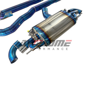 Impressionante Scarico Catback in Titanio con Valvetronic per <span class=keywords><strong>Mercedes</strong></span> W177 A45S <span class=keywords><strong>C118</strong></span> CLA45S GLA45S 2.0T, Silenziatore con Valvola e Controllo Remoto - Product Image 4