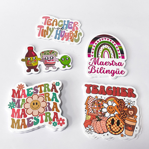 Ningbo Đường Chân Trời in ấn tùy chỉnh in ấn không thấm nước dán vinyl chết Cắt nhãn dán logo dính PVC Nhãn dán nhãn - Product Image 1