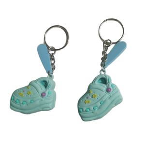 Thiết kế tối giản hình trái tim PVC cao su Keychain quảng <span class=keywords><strong>c</strong></span>áo mở chai và Ampoule Cutter phụ kiện - Product Image 3