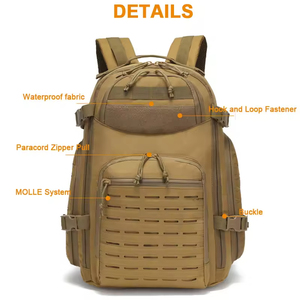 <span class=keywords><strong>Sac</strong></span> à dos tactique de <span class=keywords><strong>45</strong></span> <span class=keywords><strong>litres</strong></span>, imperméable, pour la <span class=keywords><strong>randonnée</strong></span>, la chasse, le camping, pour hommes - Product Image 5