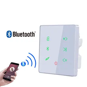 Blue-tooth Home In Wall Amplifier Support USB/SD Card Panel 86 Standard Stereo Sound Player Smart Home Background Music System