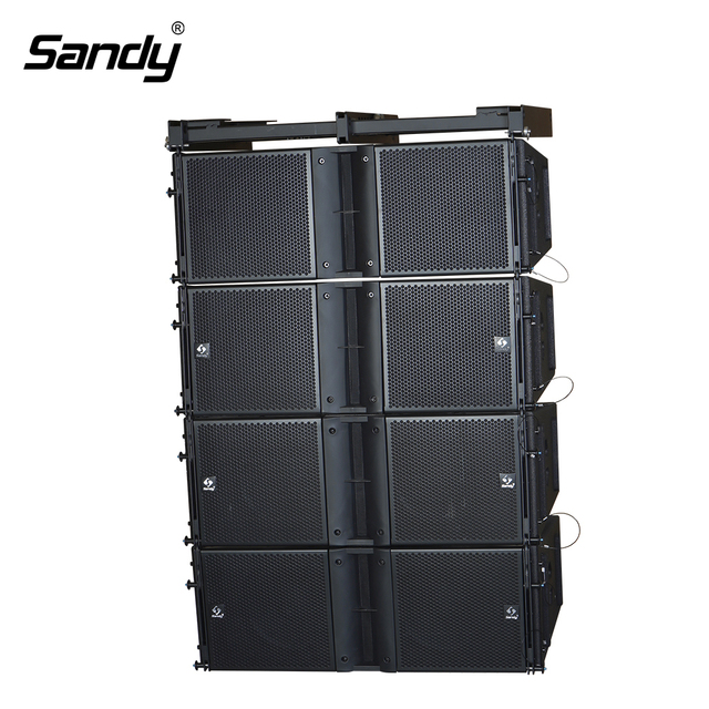 Sandy Audio J10M Dual 10-Inch Two-Way Line Array Speaker System 60Hz-19KHz Frequency Range 700W/2800W Peak Power Waterproof