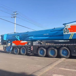 Grue sur camion hydraulique tout-terrain Zoomlion ZAT6000H 600 tonnes d'occasion 0086 18117060100, flèche à huit sections, moteur et pompe, modèle 2018 - Product Image 1