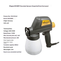 Pistolet de pulvérisation électrique Wagner W180P (importé de Chine) pour le sablage au chocolat
