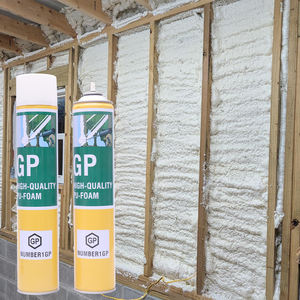 Mousse de pulvérisation en polyuréthane à deux composants, blanche, forte adhérence, pour la construction et l'emballage, <span class=keywords><strong>colle</strong></span> d'étanchéité pour le transport - Product Image 1