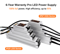6 años de garantía Slim LED Driver 100% Transformador de fuente de alimentación completa Mini Ip67 Impermeable 24V Dc Fuente de alimentación Led de conmutación