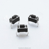Micro Interruttore Tattile 6.1*3.6, Testa Quadrata ad Angolo Retto, Altezza 5mm, Tensione Massima 12V, Elettronico in Plastica 1NO1NC per Elettrodomestici