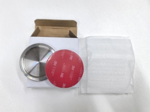 Poignée de porte coulissante ronde en acier inoxydable autocollante pour mur <span class=keywords><strong>coulissant</strong></span> en verre - Product Image 4