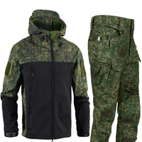 Мужской тактический комплект курток Softshell: весенняя утепленная флисовая ветрозащитная куртка для активного отдыха и поездок на работу