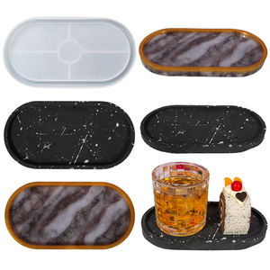 ドリップグルモールド楕円形振り子プレートDIY手作りに使用されるシリコンモールドミラー樹脂 - Product Image 5