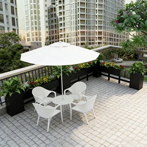 Fioriera Grande da Esterno <span class=keywords><strong>in</strong></span> Metallo, Vaso per Fiori <span class=keywords><strong>in</strong></span> <span class=keywords><strong>Acciaio</strong></span> Inossidabile, Letto Rialzato Rettangolare per Giardino, Fioriera per Paesaggistica Domestica Eco-Friendly - Product Image 6