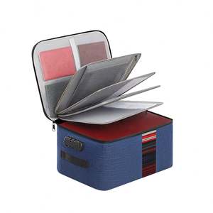 Bolsa de Almacenamiento para Pasaportes Multifuncional, Multicapa, de Gran Capacidad, con Logotipo Personalizado, para Documentos del Hogar y Viajes - Product Image 3