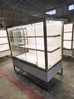 Vitrine de vitrine en verre de lumière Led de meubles de boutique d'or Offre Spéciale personnalisé pour la salle d'exposition d'hypermarché