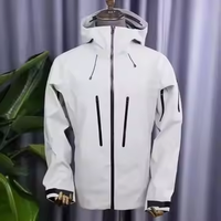 Blouson Bomber Unisexe Haut de Gamme Trilaminé Imperméable Respirant, Coupe-Vent d'Hiver Doux avec Fermeture Éclair, pour Randonnée et Activités de Plein Air
