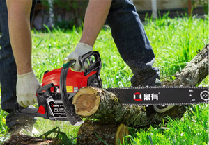 Tronçonneuse à essence <span class=keywords><strong>VETEX</strong></span> 54,6 cc 2,4 kW, tronçonneuse à essence professionnelle de 18 pouces, robuste, avec démarrage facile, frein de sécurité pour la coupe des arbres à la ferme - Product Image 5