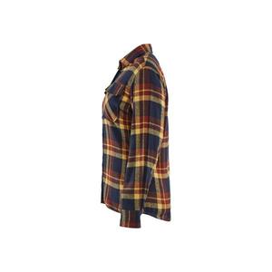 BLAKLADER - 321811685986S Chemise en flanelle pour femme Rouge/Marine foncé-EAN 7330509907689 WORK SHIRTS - Product Image 4