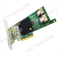 9207-8I Tarjeta Adaptadora de Controlador RAID SAS SATA Interno de 8 Puertos y 6 Gbps PCIe 3.0 X8 para Servidor