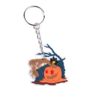 2024 nouveauté conception personnalisée <span class=keywords><strong>en</strong></span> acier inoxydable clé boucle métal PVC dessin animé Halloween porte-clés <span class=keywords><strong>en</strong></span> <span class=keywords><strong>ligne</strong></span> <span class=keywords><strong>en</strong></span> gros décorations de chaussures - Product Image 6