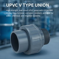 Raccords filetés moulés par injection ASTM UPVC BSPT pour l'alimentation en eau, plomberie PN16, surface lisse, polis, conformes à la norme ISO9001