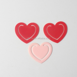 BSCI Customized Red Paper Clip High Quality Plastic Craft with Logo Promotional Item