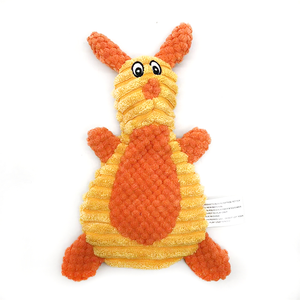 Jouets en peluche pour animaux de compagnie-Adorable petit lapin et cochon en velours de lin, doux et durable, pour chiot à mâcher et jouer à l'intérieur - Product Image 5