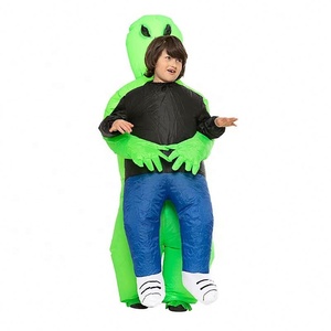 Disfraz Inflable de Extraterrestre Verde del Espacio Profundo para Adultos y Niños, Traje Inflable para Halloween, <span class=keywords><strong>Carnaval</strong></span> y Fiestas - Product Image 4
